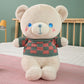 White Pink Gray Bear Plush Doll - TOY-PLU-95613 - Yangzhoukabusha - 42shops