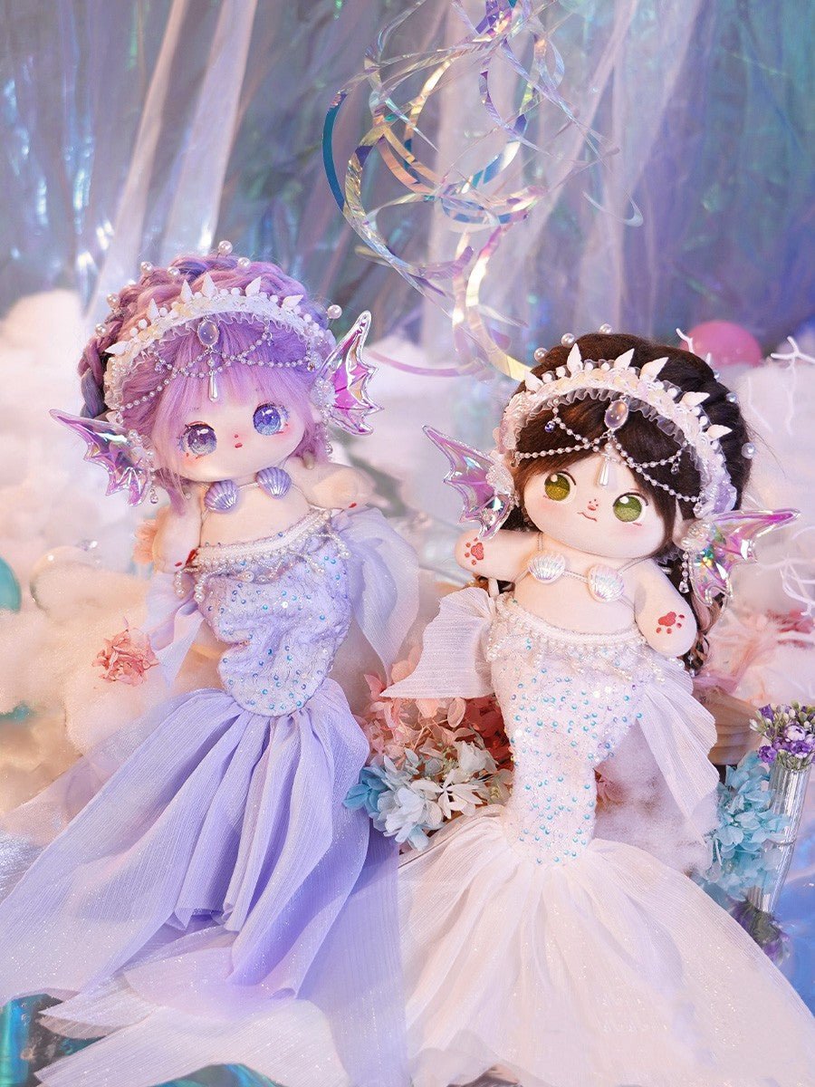 White Purple Blue Sea-maid Cotton Doll Clothes - TOY-ACC-5701 - omodoki - 42shops