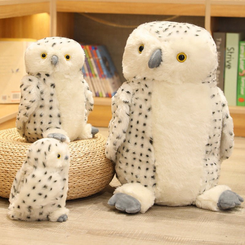 White Simulation Owl Doll Naive Plush Toys - TOY-PLU-72701 - Yangzhou muka - 42shops