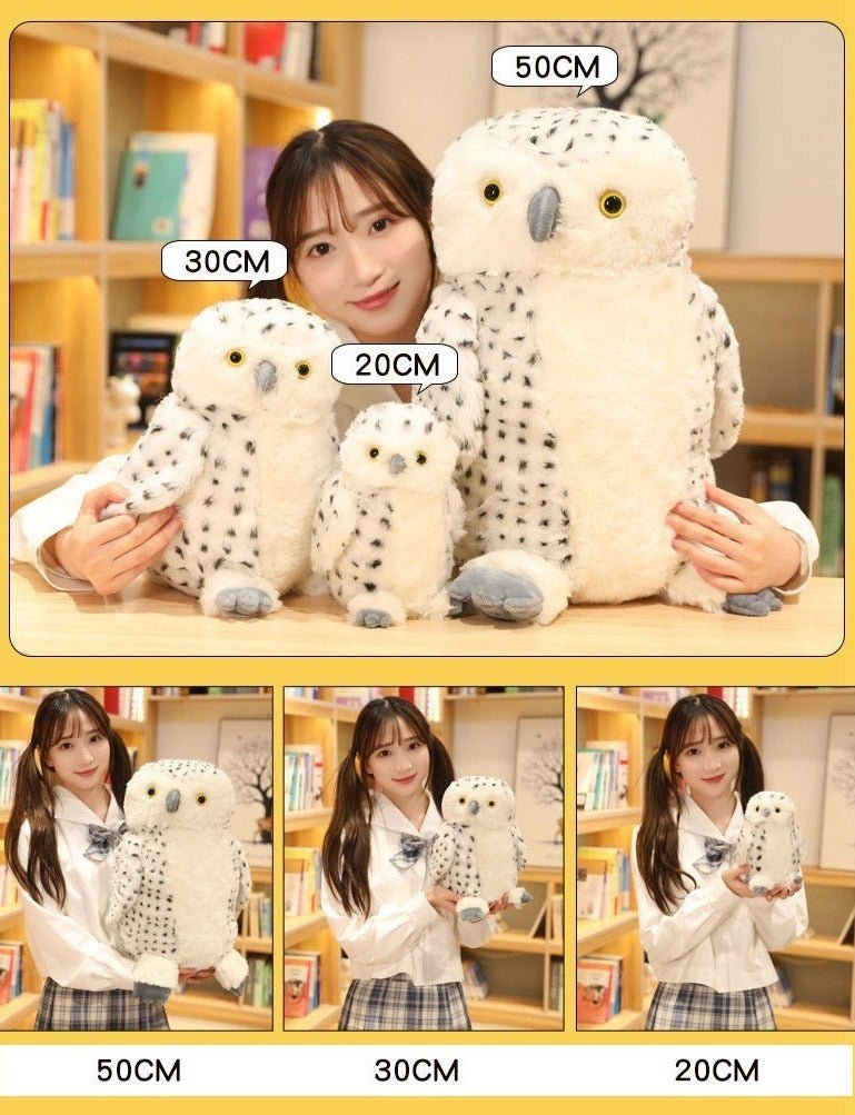 White Simulation Owl Doll Naive Plush Toys - TOY-PLU-72701 - Yangzhou muka - 42shops