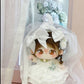 White Wedding Doll Dress With Bow - TOY-PLU-83501 - Strawberry universe - 42shops