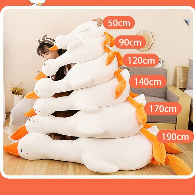 White Yellow Pink Duck Plush Toy Body Pillows - TOY-PLU-65831 - Yangzhouburongfang - 42shops