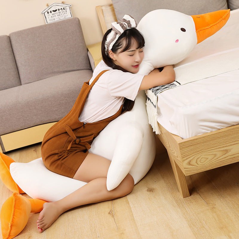 White Yellow Pink Duck Plush Toy Body Pillows - TOY-PLU-65825 - Yangzhouburongfang - 42shops