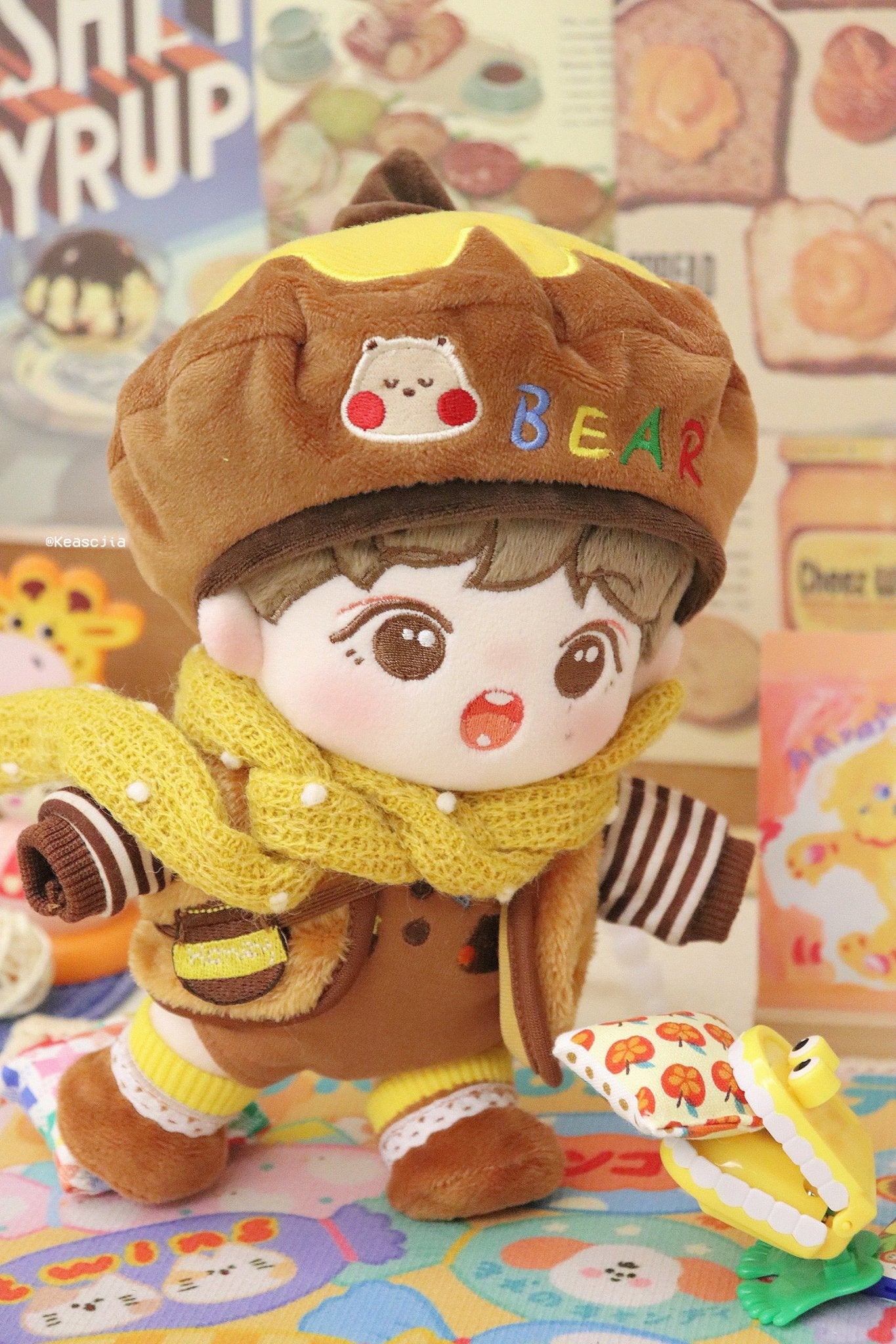 Winter Brown Cotton Doll Clothes - TOY-PLU-75601 - Huanxiyiduoduo - 42shops