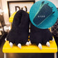 Winter Monster Claw Plush Slippers Waterproof Soles S(27-33) black 