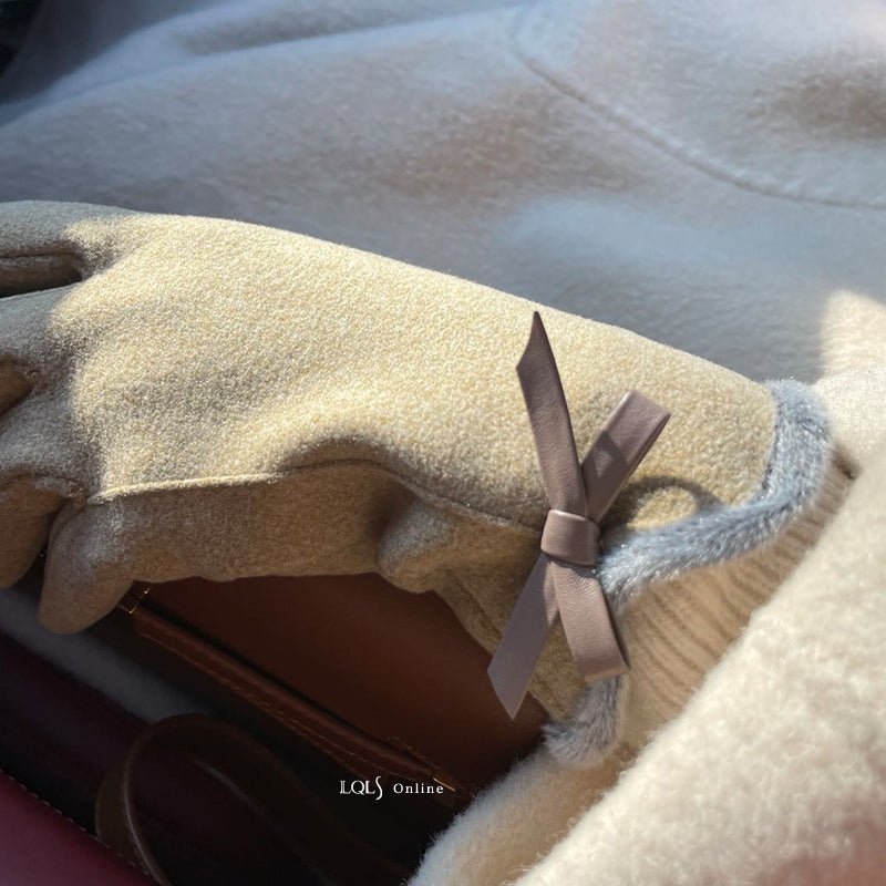 Winter Padded Velvet Touch Screen Woman Gloves - TOY-ACC-15403 - LAN GE - 42shops