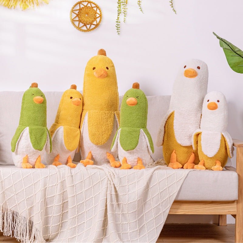 Yellow Banana Duck Plushies Stuffed Animal Pillow - TOY-PLU-37301 - Yangzhou jiongku - 42shops