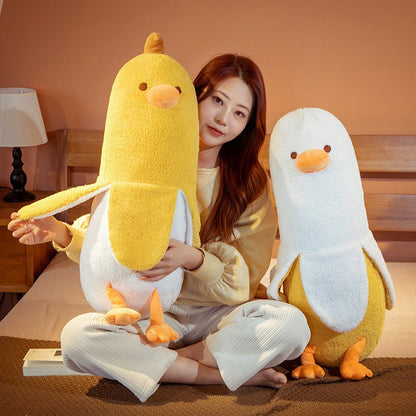 Yellow Banana Duck Plushies Stuffed Animal Pillow - TOY-PLU-37301 - Yangzhou jiongku - 42shops