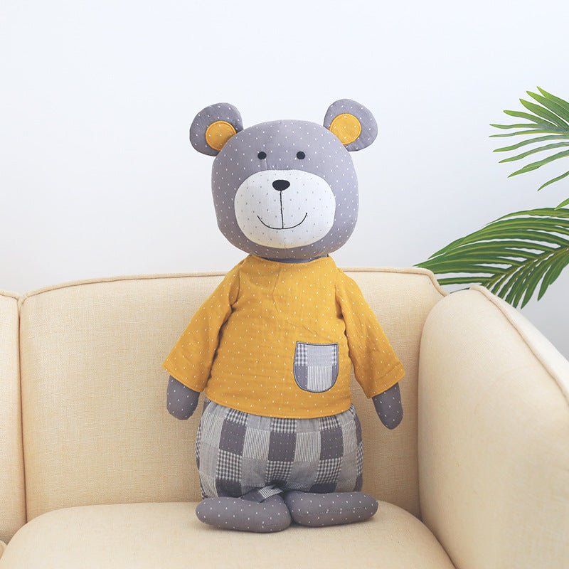 Yellow Bear Rhino Plush Toys For Kids - TOY-PLU-20603 - Haoweida - 42shops